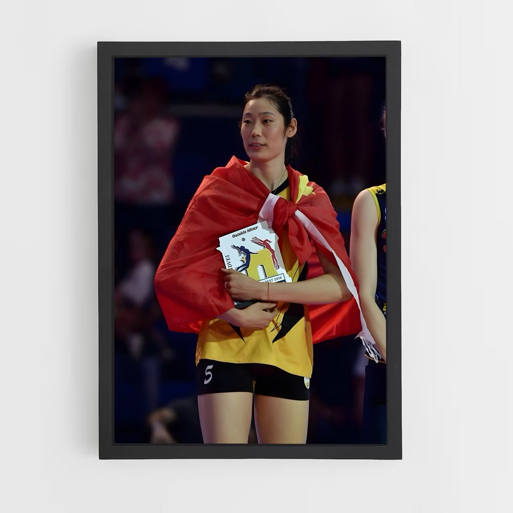 Poster Zhu de ting – affiche Volleyball (vue 2)